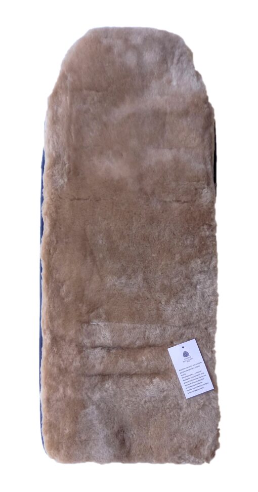 Bozz Äkta Lammskinnsdyna Kortklippt Nappa/Linen