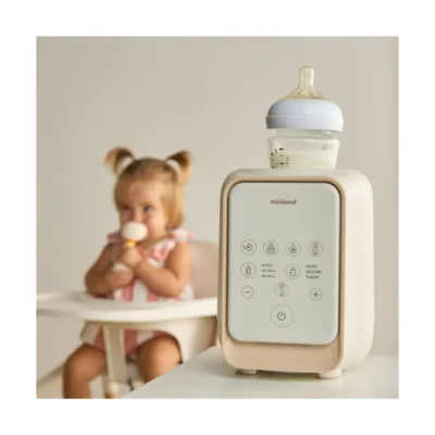 Miniland Flask och Matvärmare, Sterilistor Warmy Twist. Nyhet.